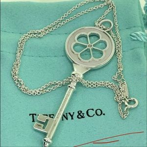 Brand New Tiffany Key Pendant with Chain